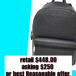 Michael Kors Leather Backpack